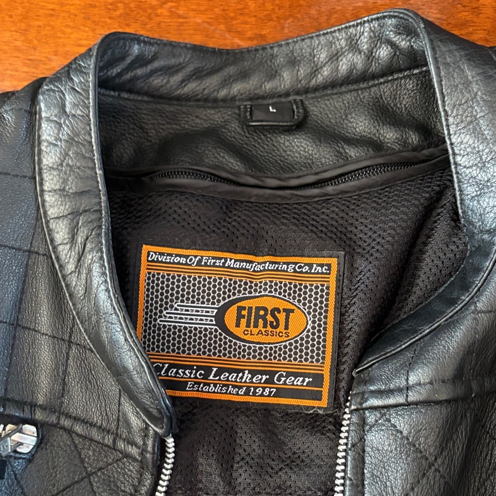 First Classics Women's Black Leather Jacket